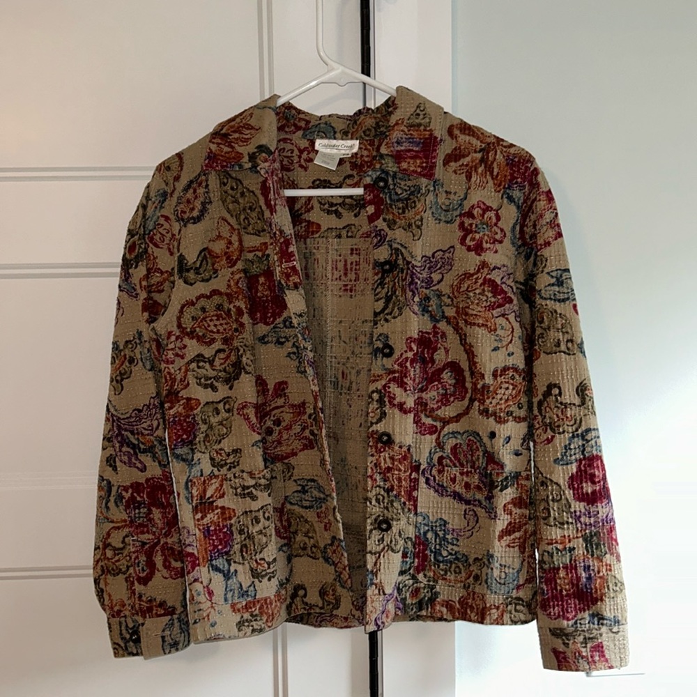 Fall button-up jacket